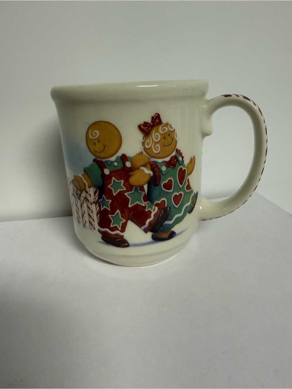 Longaberger Roger & Ginger Christmas 2000 Gingerbread Mug Holiday